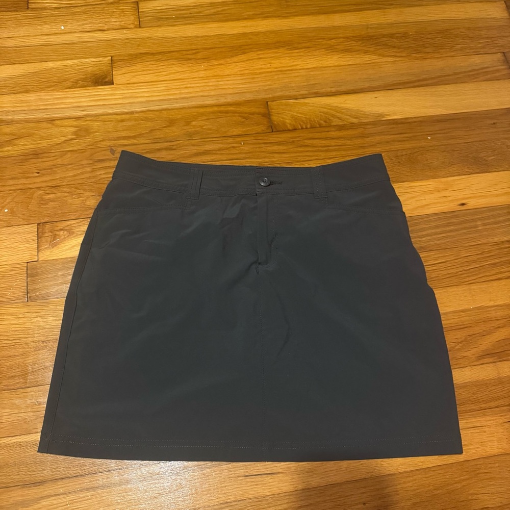 eddie bauer grey hiking skirt